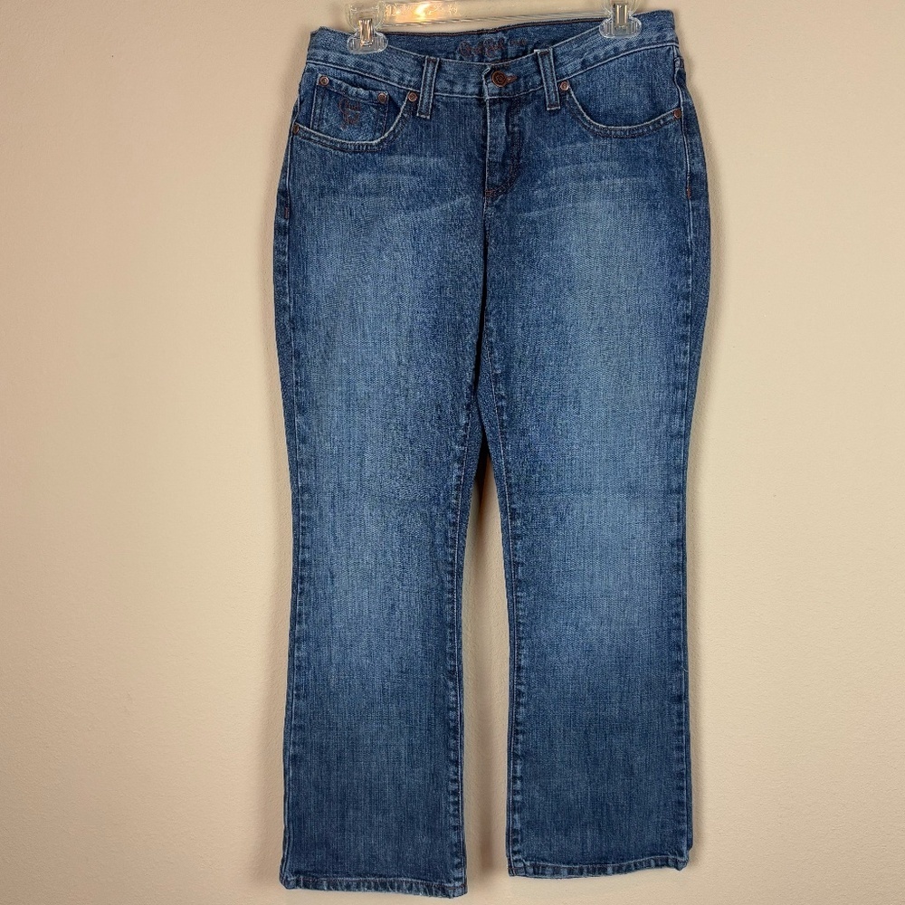 Cruel Girl Slim Fit Straight Leg 100% Cotton Denim Jeans; Size 9 Short
